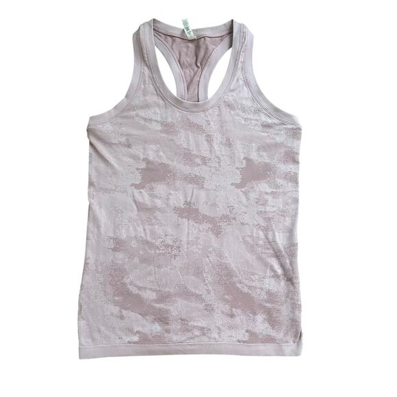 Athleta light pink camo racerback tank top size S - Picture 11 of 11